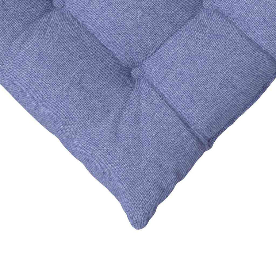 Zitkussens 2 pcs Jeans Blauw 40 x 40 x 6 cm Stof
