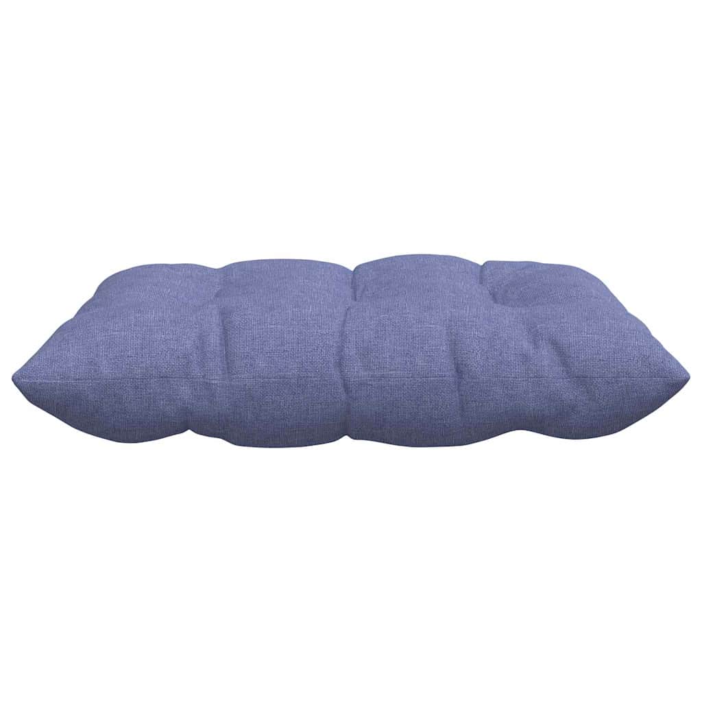 Zitkussens 2 pcs Jeans Blauw 40 x 40 x 6 cm Stof