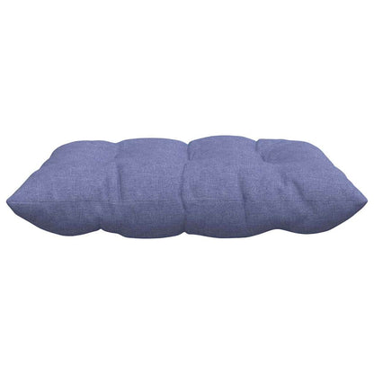 Zitkussens 2 pcs Jeans Blauw 40 x 40 x 6 cm Stof