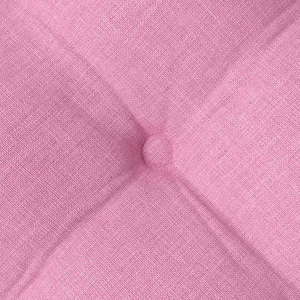 Zitkussens 2 pcs Roze 40 x 40 x 6 cm Stof