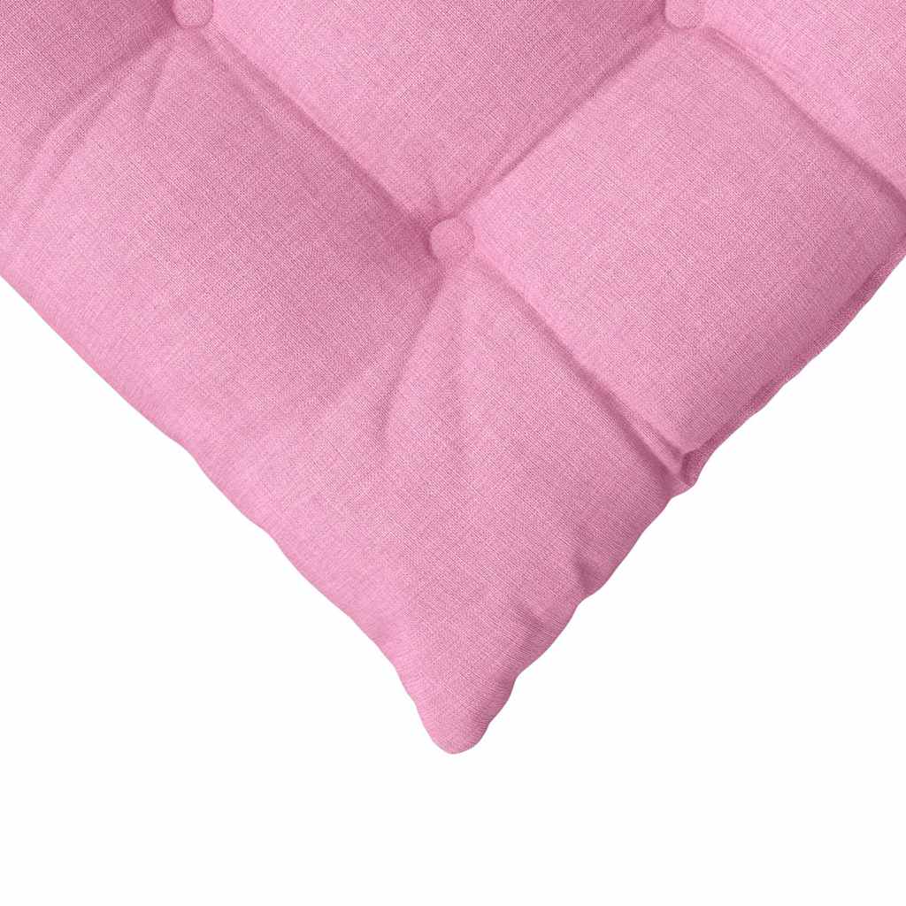 Zitkussens 2 pcs Roze 40 x 40 x 6 cm Stof