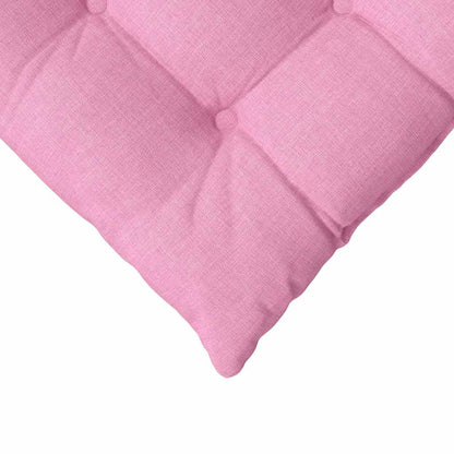 Zitkussens 2 pcs Roze 40 x 40 x 6 cm Stof
