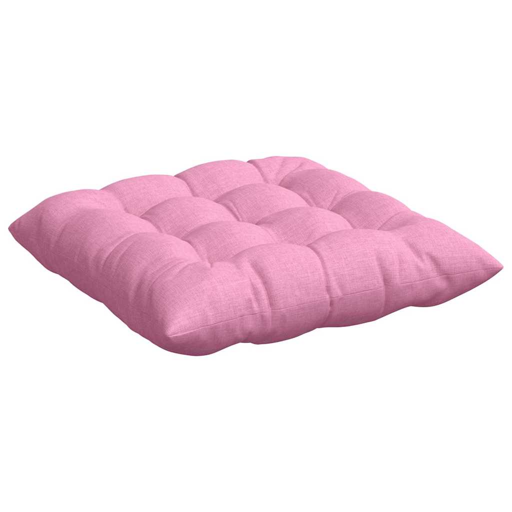 Zitkussens 2 pcs Roze 40 x 40 x 6 cm Stof
