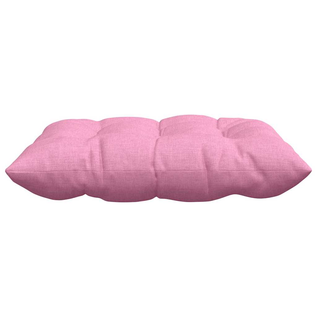 Zitkussens 2 pcs Roze 40 x 40 x 6 cm Stof