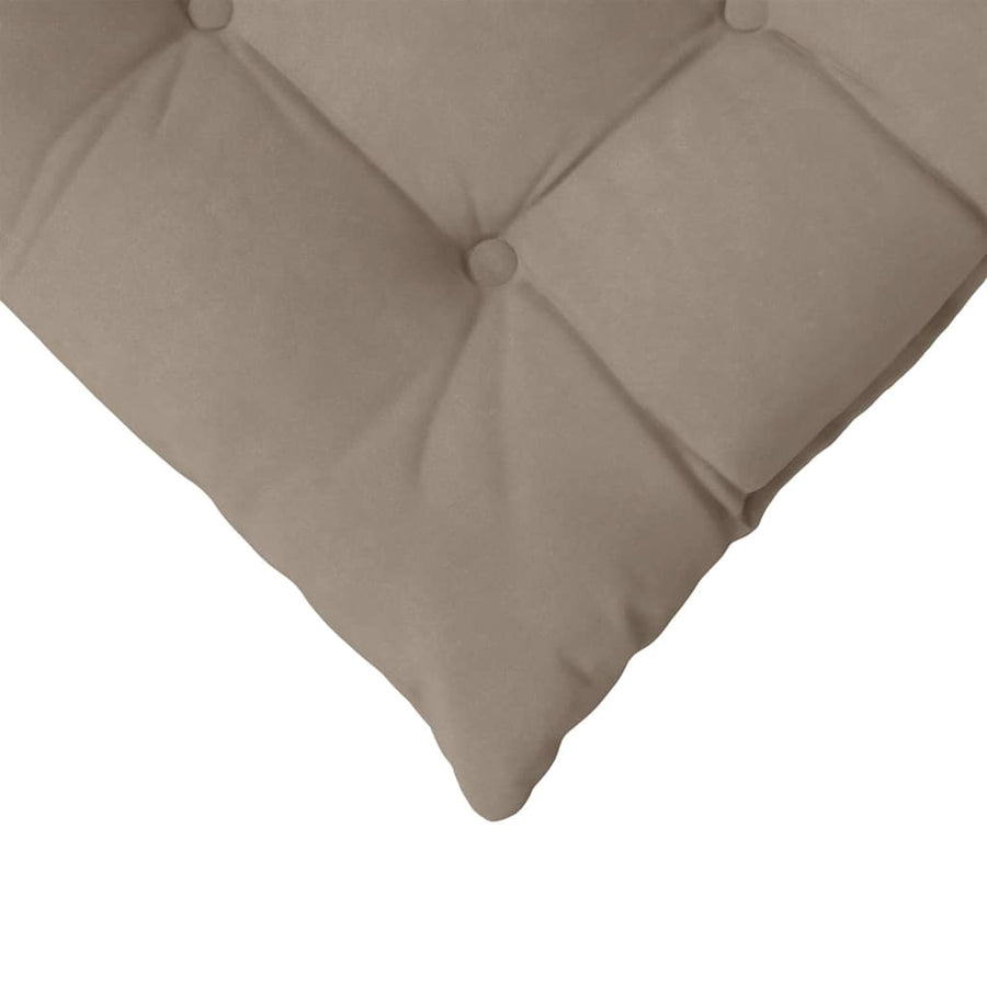Zitkussens 4 pcs Taupe 40 x 40 cm Microvezel Stof