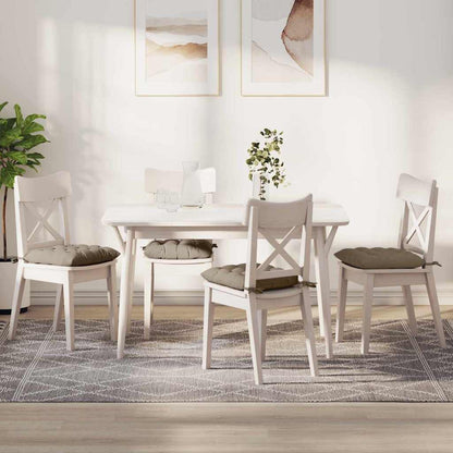 Zitkussens 4 pcs Taupe 40 x 40 cm Microvezel Stof