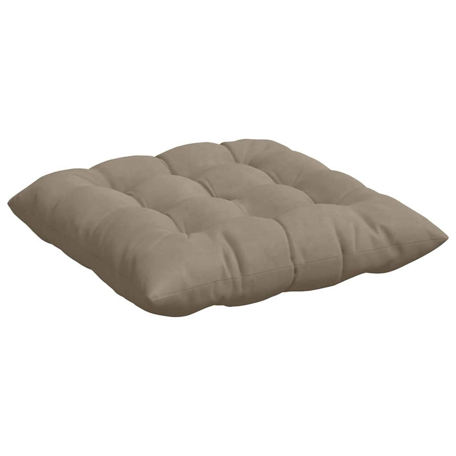 Zitkussens 4 pcs Taupe 40 x 40 cm Microvezel Stof