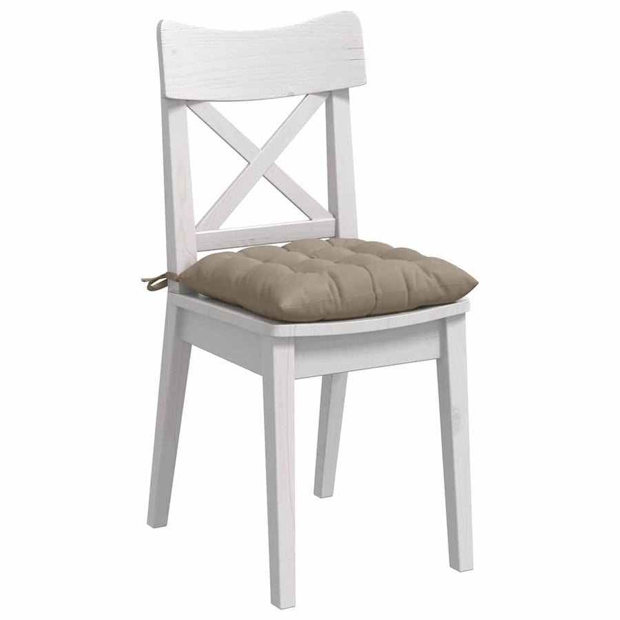 Zitkussens 4 pcs Taupe 40 x 40 cm Microvezel Stof