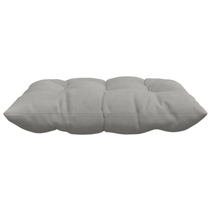 Zitkussens 4 pcs Lichtgrijs 40 x 40 x 6 cm Microfibre