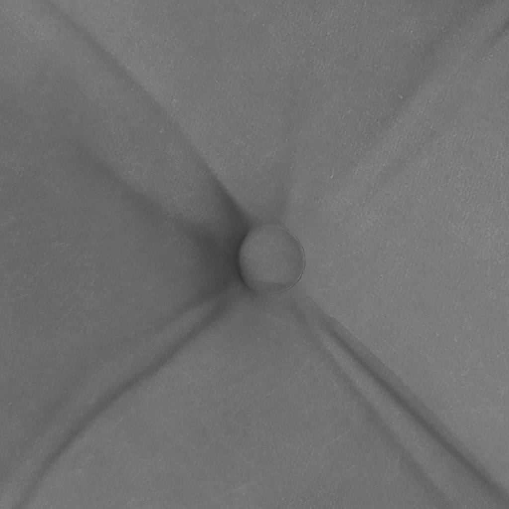 Zitkussens 4 pcs Donkergrijs 40 x 40 x 6 cm Microfibre
