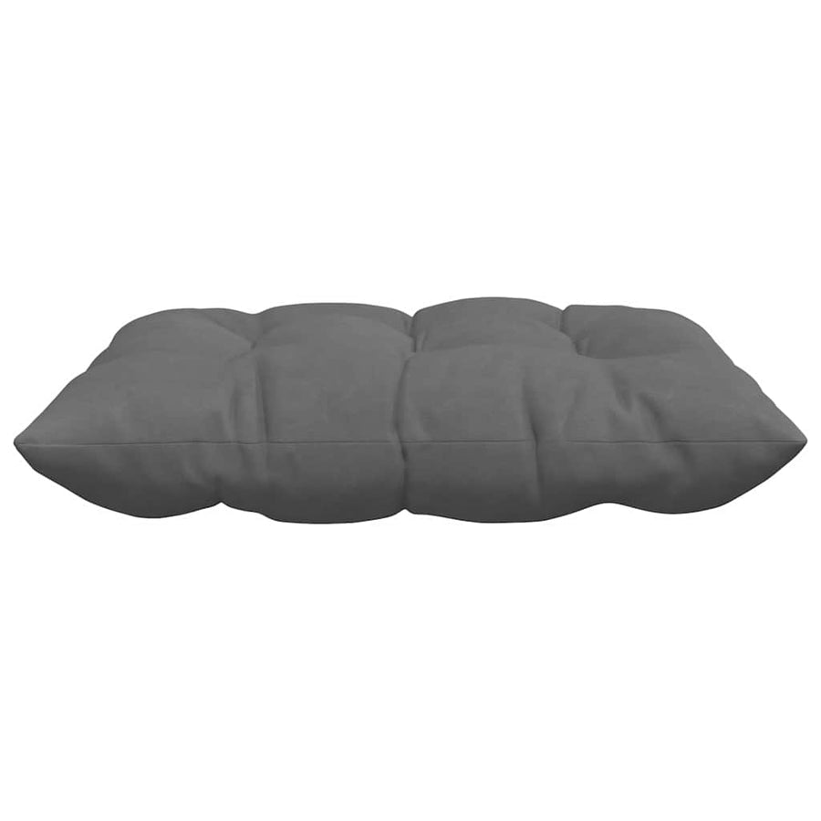 Zitkussens 4 pcs Donkergrijs 40 x 40 x 6 cm Microfibre