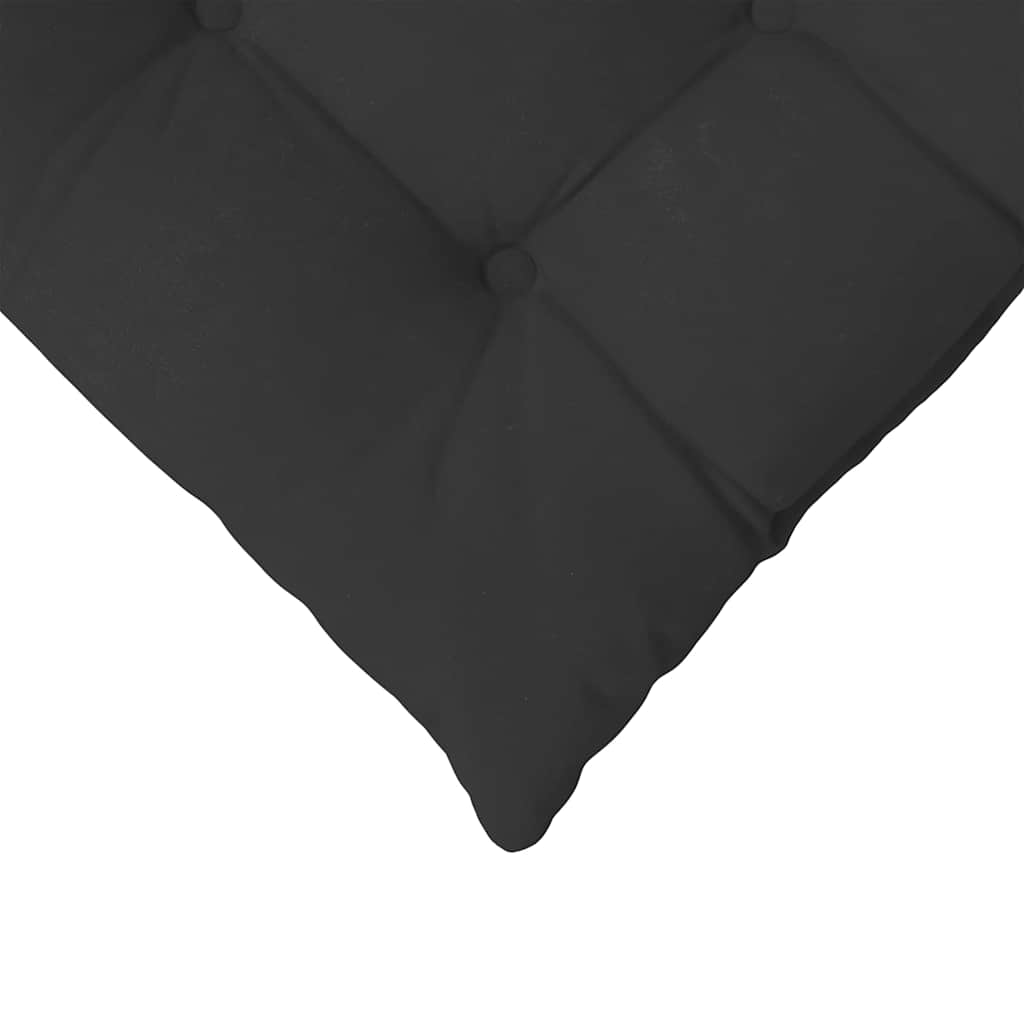 Zitkussens 4 pcs Zwart 40 x 40 x 6 cm Microfibre
