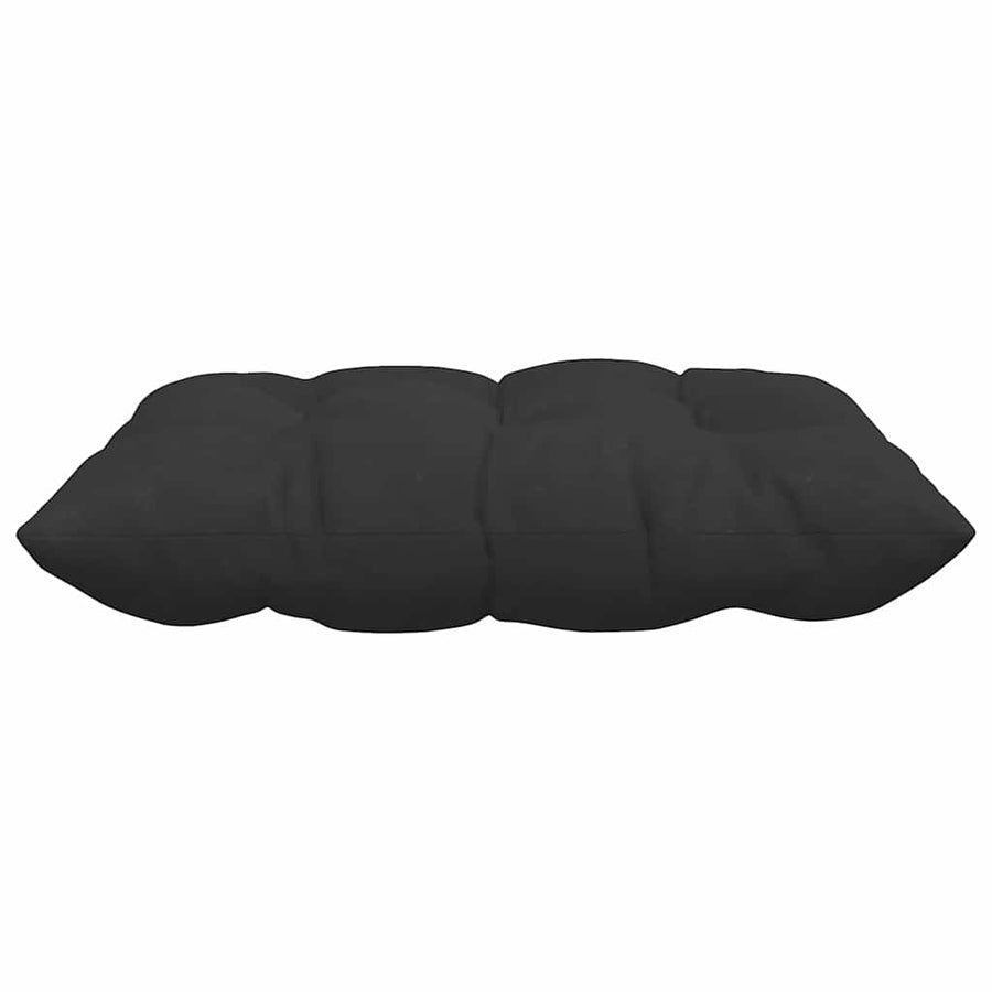 Zitkussens 4 pcs Zwart 40 x 40 x 6 cm Microfibre
