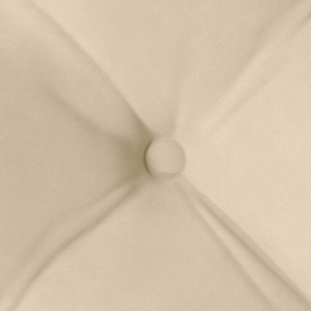 Zitkussens 4 pcs Crème 40 x 40 x 6 cm Microfibre