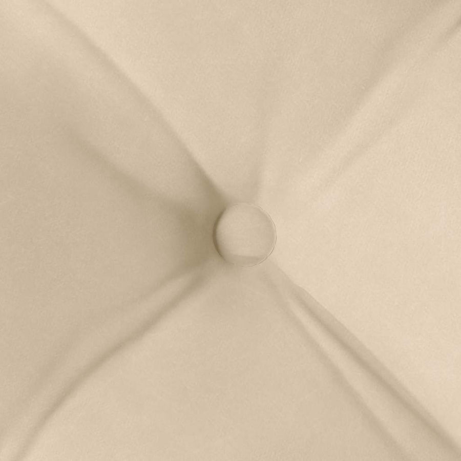Zitkussens 4 pcs Crème 40 x 40 x 6 cm Microfibre