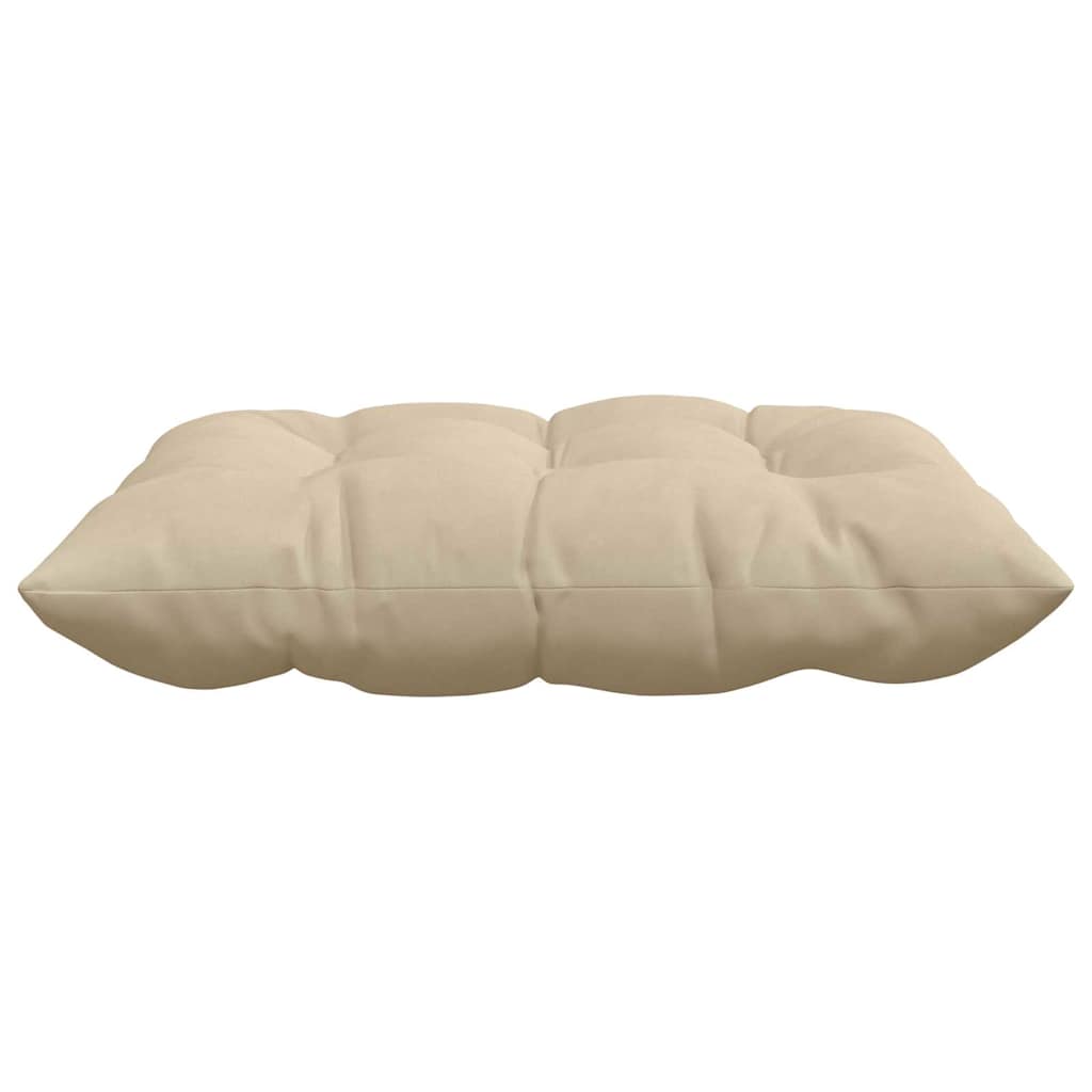 Zitkussens 4 pcs Crème 40 x 40 x 6 cm Microfibre