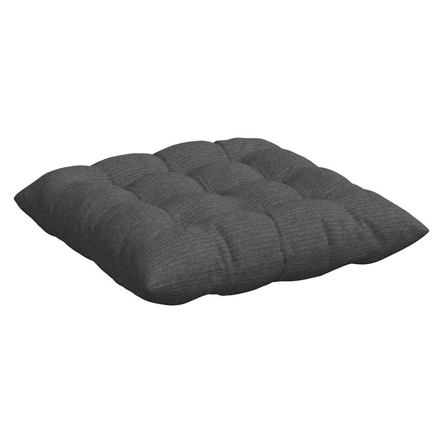 Zitkussens 4 pcs Donkergrijs 40 x 40 x 6 cm Katoen Stof