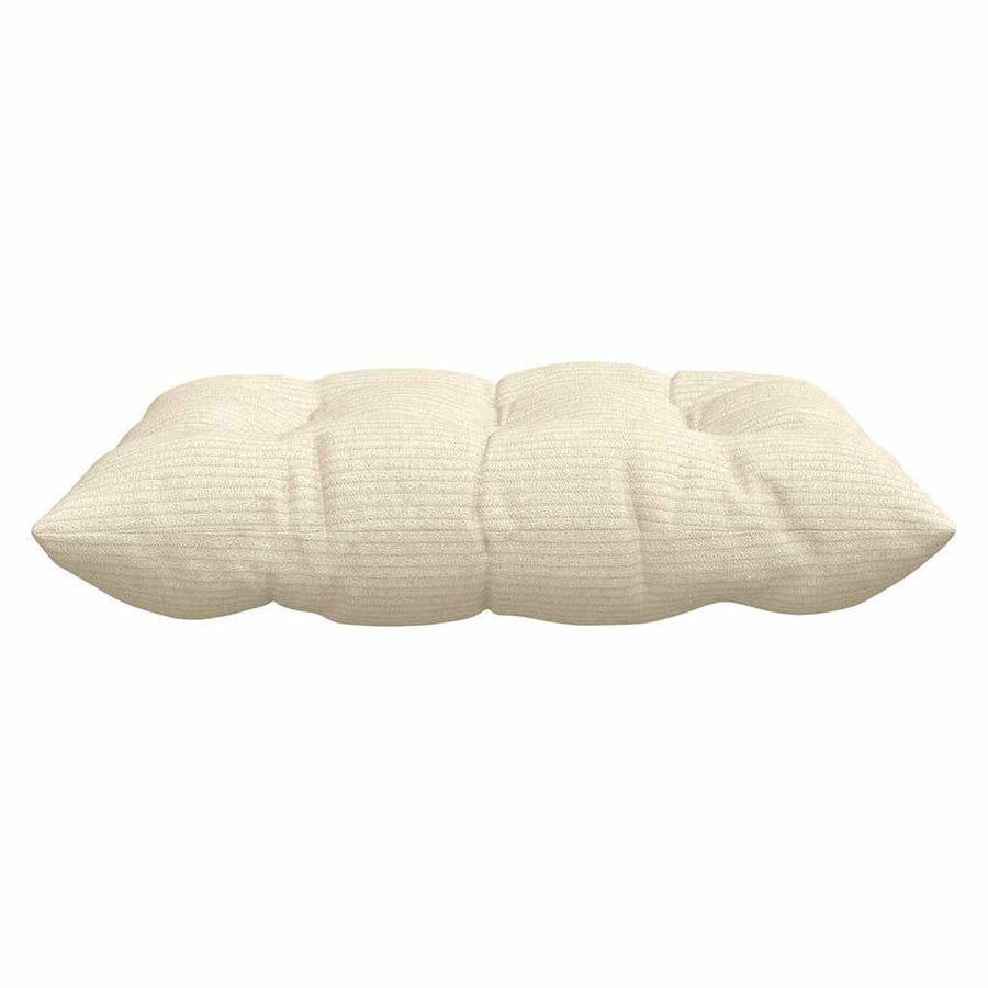Zitkussens 4 pcs Crème 40 x 40 x 6 cm Katoen Stof