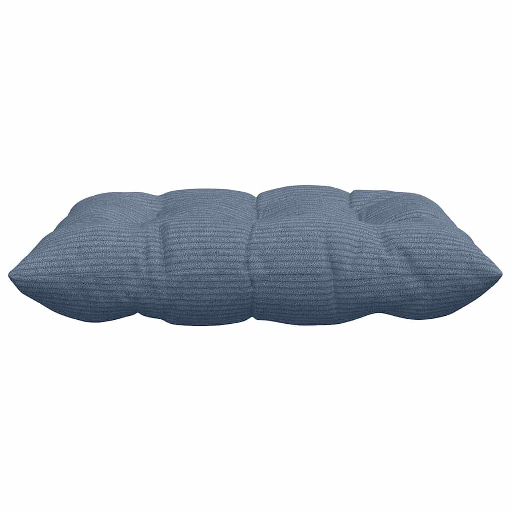 Zitkussens 4 pcs Blauw 40 x 40 x 6 cm Katoen Stof