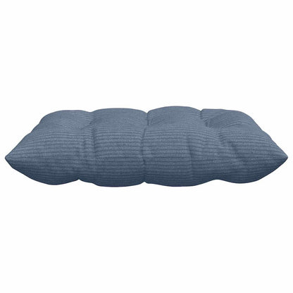 Zitkussens 4 pcs Blauw 40 x 40 x 6 cm Katoen Stof