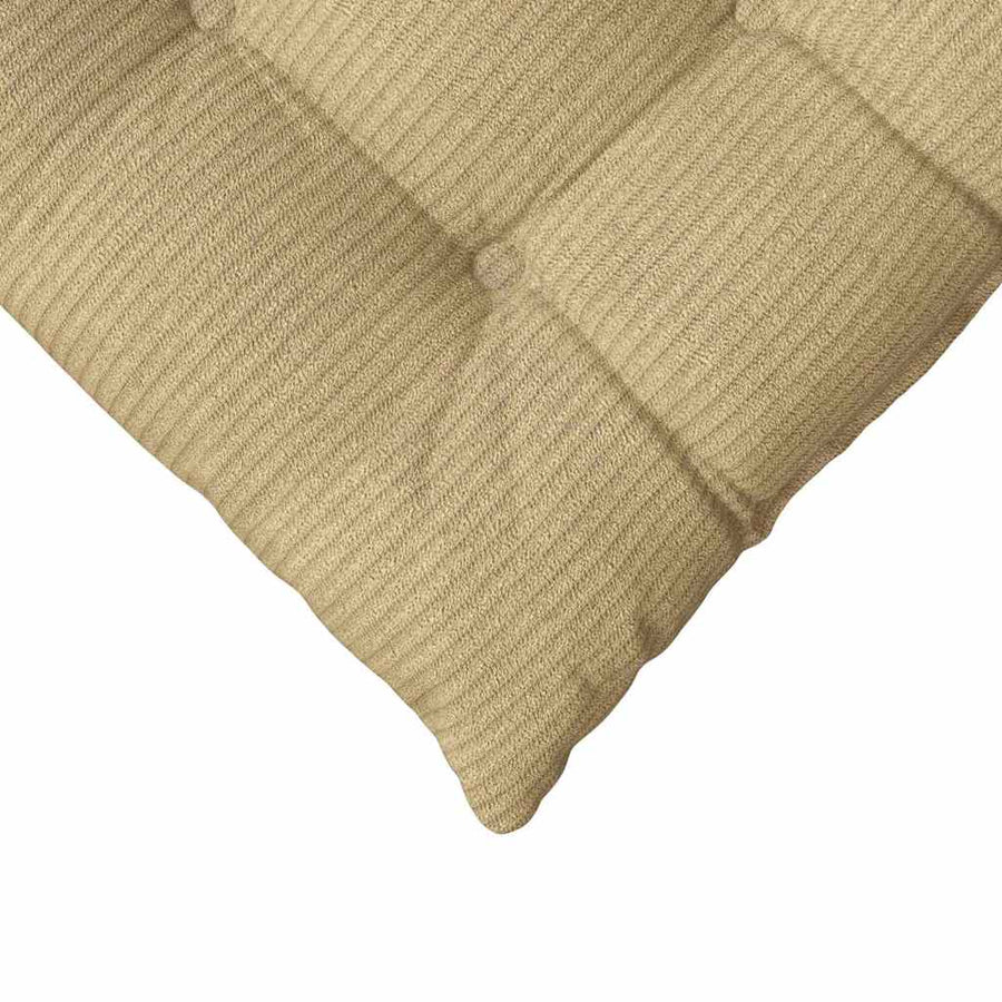 Zitkussens 4 pcs Grijs groen 40 x 40 x 6 cm Katoen Stof