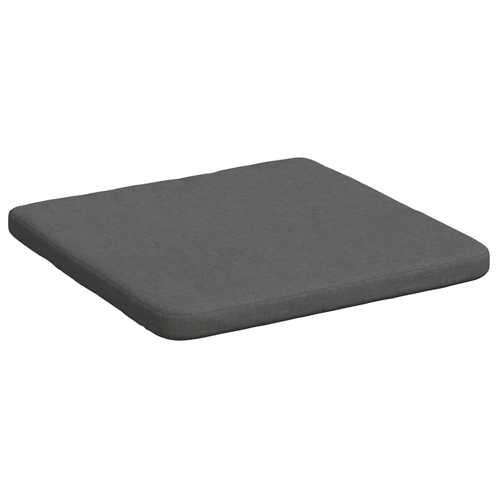 Zitkussens 4 pcs Donkergrijs 40 x 40 x 3 cm Stof