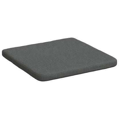 Zitkussens 4 pcs Donkergrijs 40 x 40 x 3 cm Stof