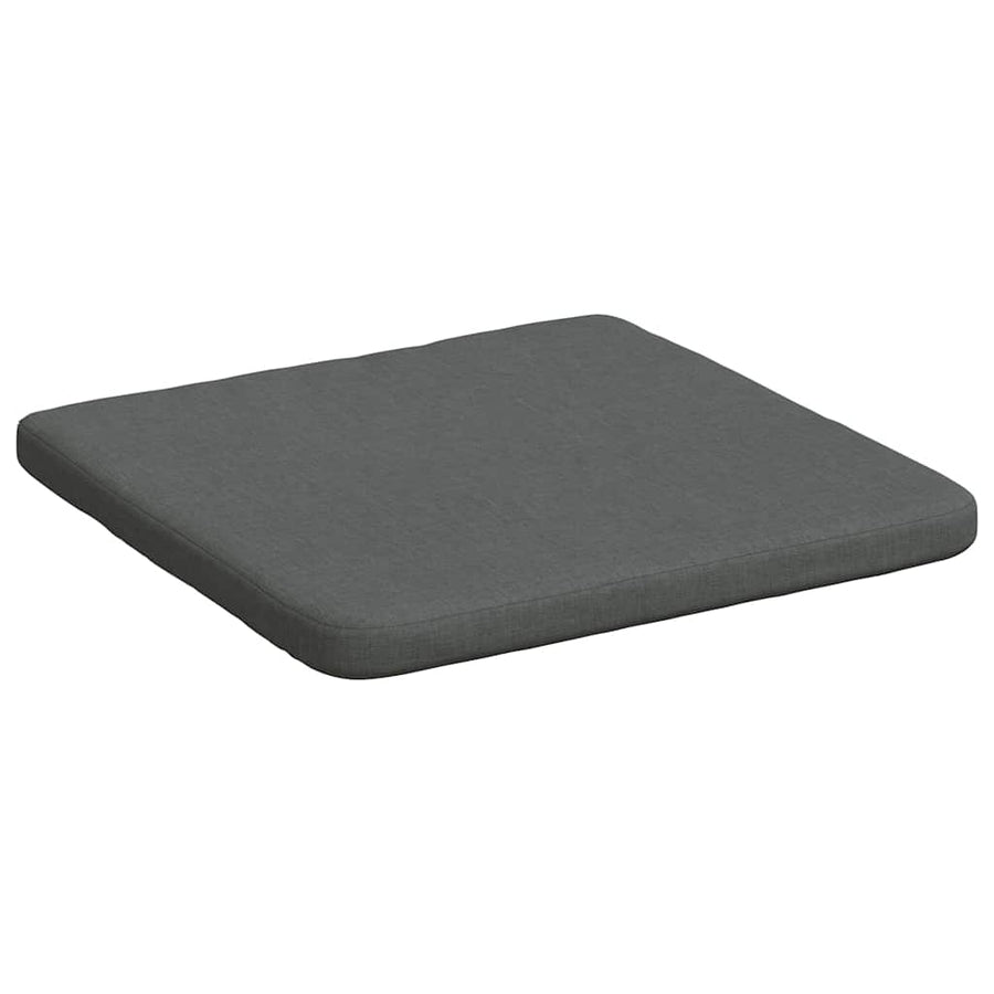 Zitkussens 4 pcs Donkergrijs 40 x 40 x 3 cm Stof