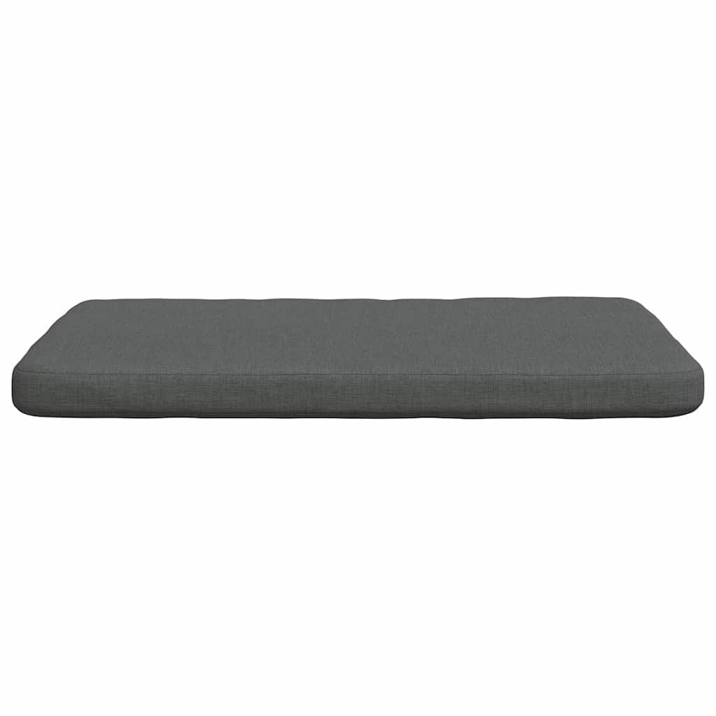 Zitkussens 4 pcs Donkergrijs 40 x 40 x 3 cm Stof