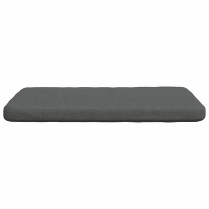Zitkussens 4 pcs Donkergrijs 40 x 40 x 3 cm Stof