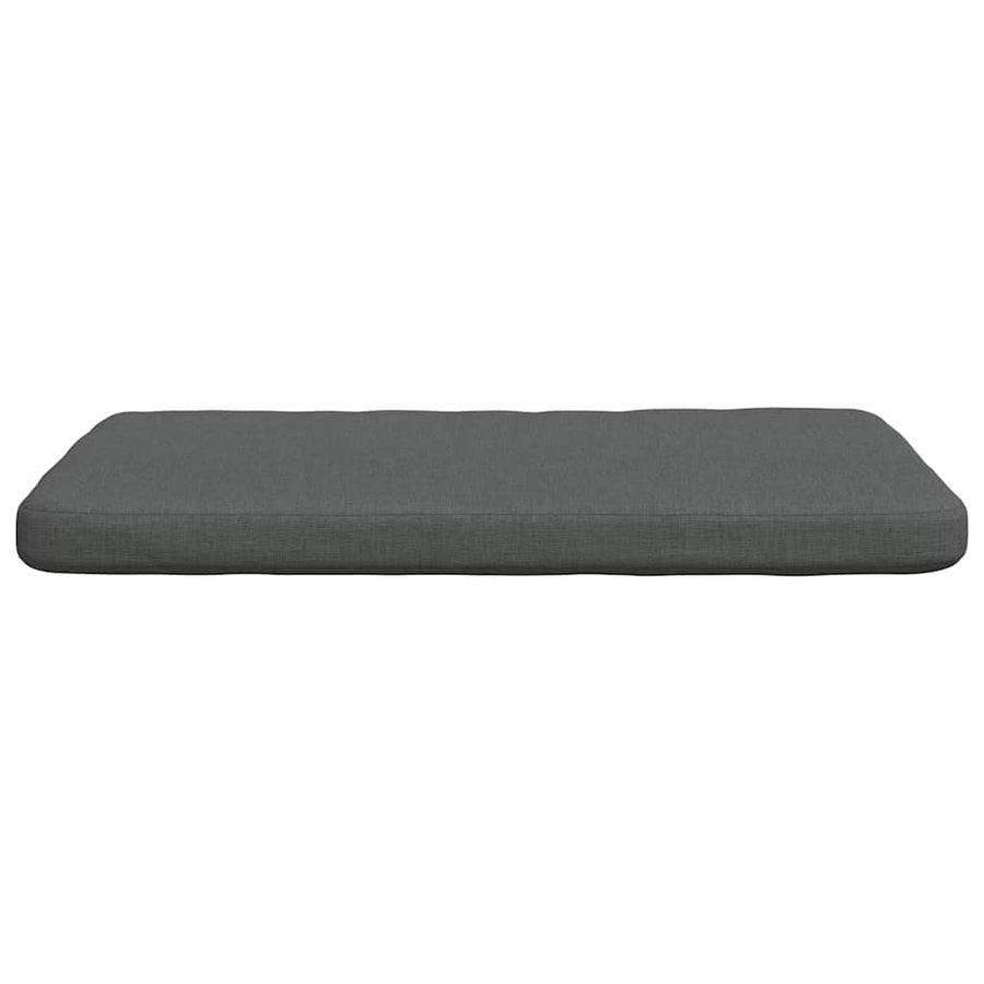 Zitkussens 4 pcs Donkergrijs 40 x 40 x 3 cm Stof