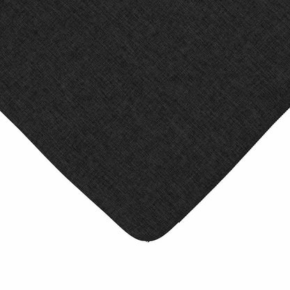 Zitkussens 4 pcs Zwart 40 x 40 x 3 cm Stof