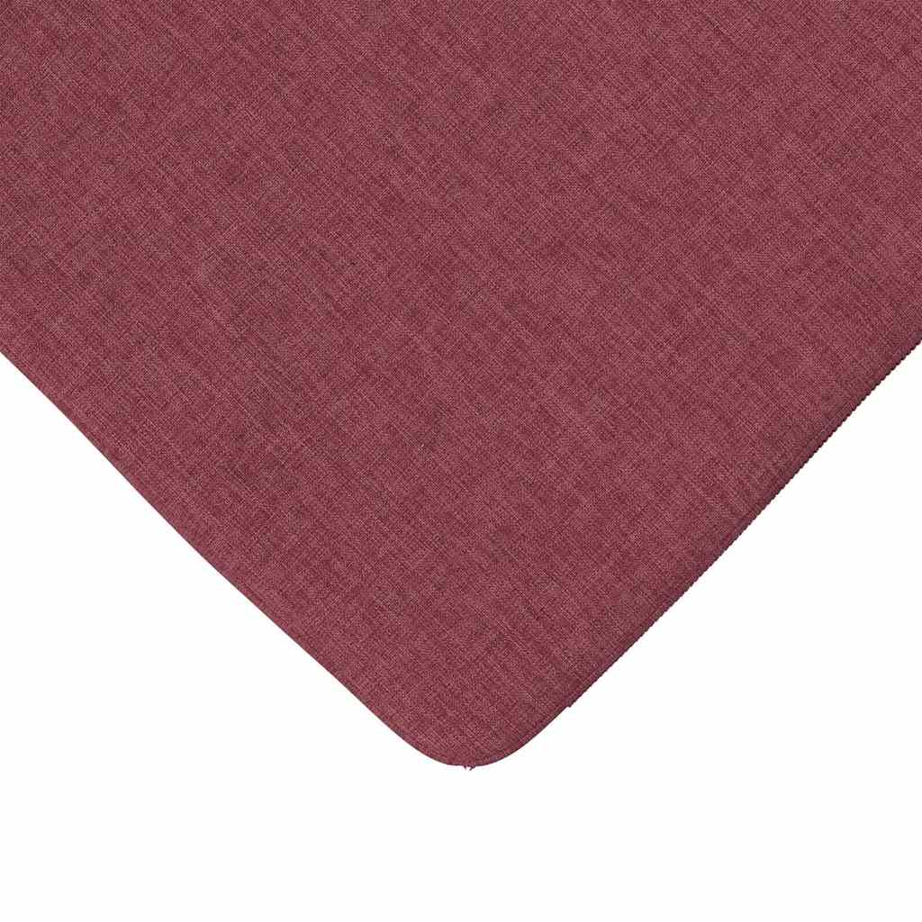 Zitkussens 4 pcs Wijnrood 40 x 40 x 3 cm Stof
