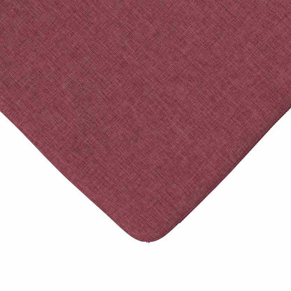 Zitkussens 4 pcs Wijnrood 40 x 40 x 3 cm Stof