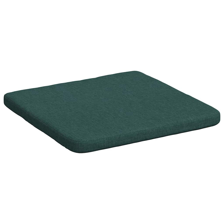 Zitkussens 4 pcs Donkergroen 40 x 40 x 3 cm Stof