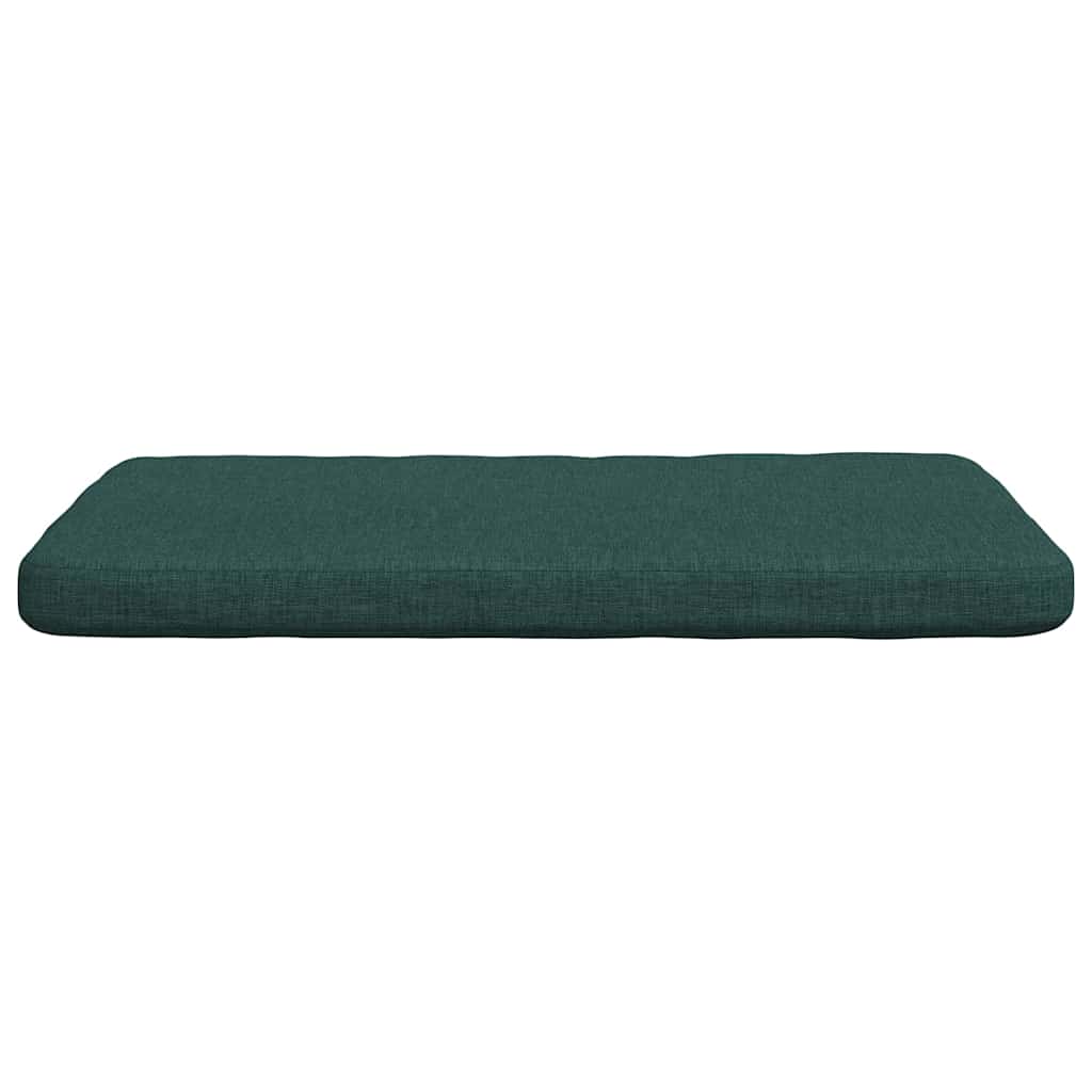 Zitkussens 4 pcs Donkergroen 40 x 40 x 3 cm Stof