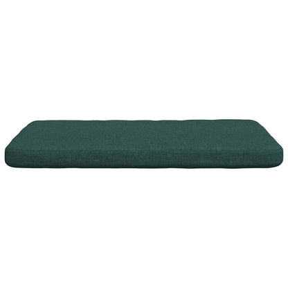Zitkussens 4 pcs Donkergroen 40 x 40 x 3 cm Stof