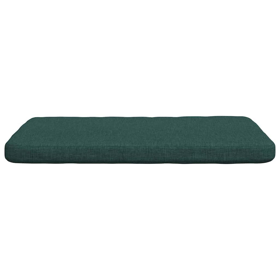 Zitkussens 4 pcs Donkergroen 40 x 40 x 3 cm Stof