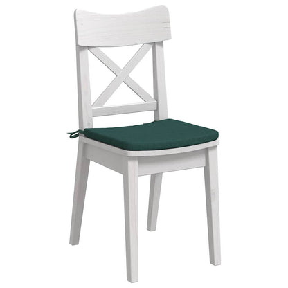 Zitkussens 4 pcs Donkergroen 40 x 40 x 3 cm Stof
