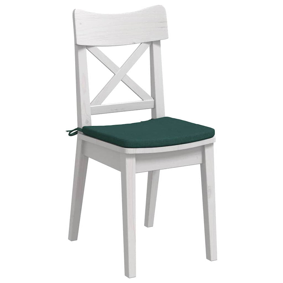 Zitkussens 4 pcs Donkergroen 40 x 40 x 3 cm Stof