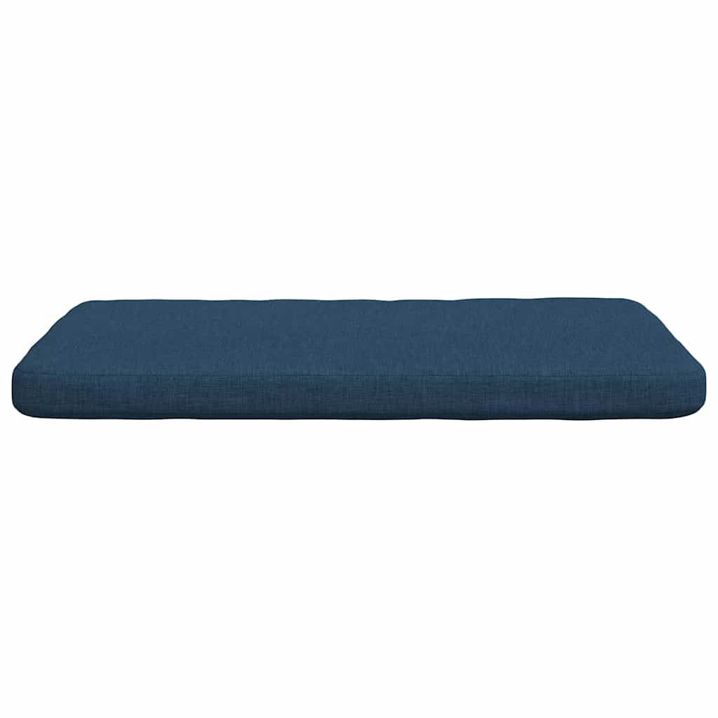 Zitkussens 4 pcs Blauw 40 x 40 x 3 cm Stof