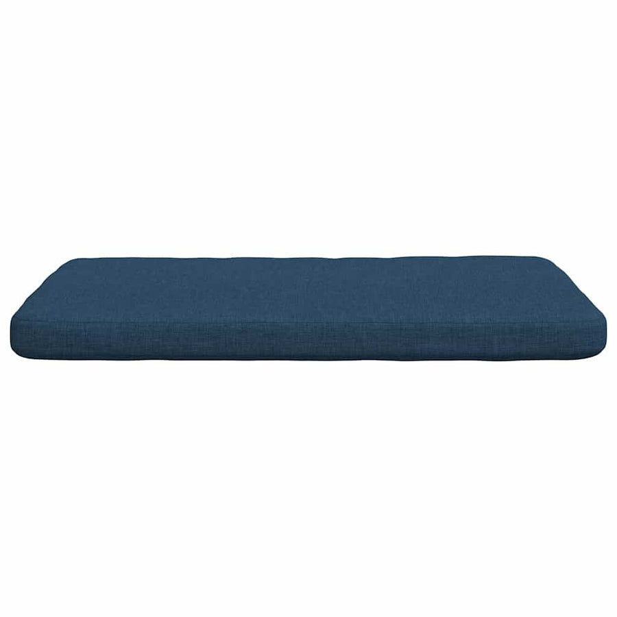 Zitkussens 4 pcs Blauw 40 x 40 x 3 cm Stof