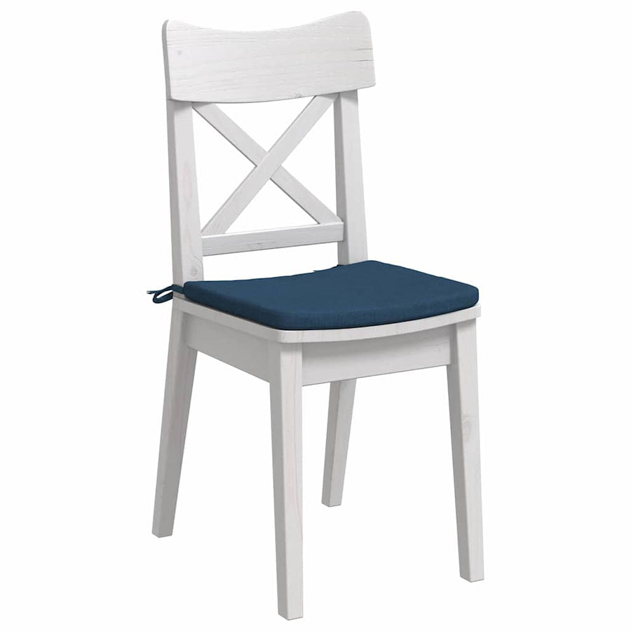 Zitkussens 4 pcs Blauw 40 x 40 x 3 cm Stof