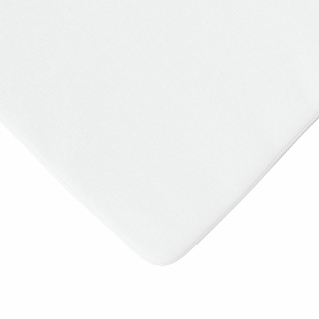 Zitkussens 4 Stuks 40 X 40 X 3 Cm Stof Wit