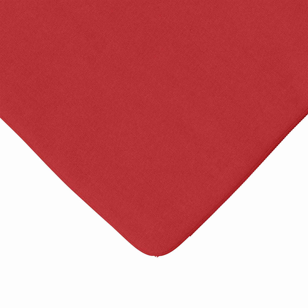 Zitkussens 4 pcs Rood 40 x 40 x 3 cm Stof