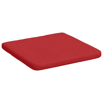 Zitkussens 4 pcs Rood 40 x 40 x 3 cm Stof