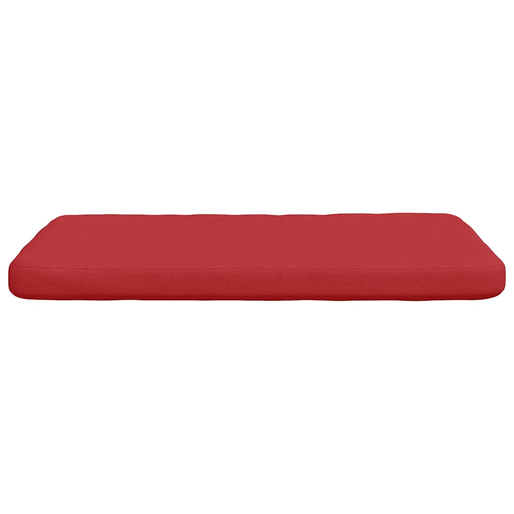 Zitkussens 4 pcs Rood 40 x 40 x 3 cm Stof