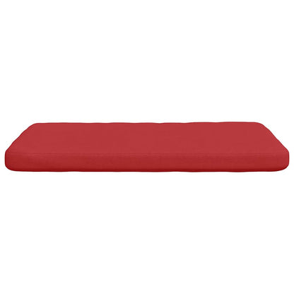 Zitkussens 4 pcs Rood 40 x 40 x 3 cm Stof