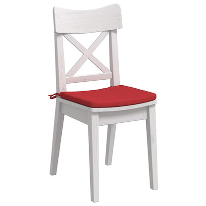 Zitkussens 4 pcs Rood 40 x 40 x 3 cm Stof