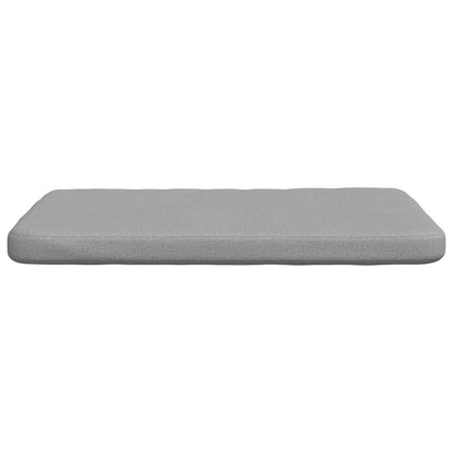 Zitkussens 4 pcs Wolkengrijs 40 x 40 x 3 cm Stof